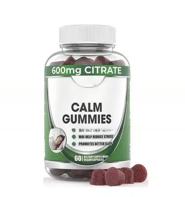 2024 best selling Magnesium Gummies 500mg with Vitamin Relaxation, Stress Relief, and Sleep Pineapple Flavor Vegan