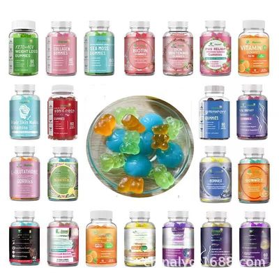 Customized OEM/ODM Private Label Gummies for 24 Months Shelf-Life and Sample Offered
