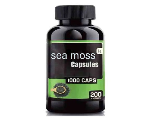 High Quality Factory sea moss capsules sea moss vegan capsules organic sea moss capsules