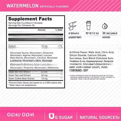 Sports nutrition supplement essential amino acids powder OEM/ODM