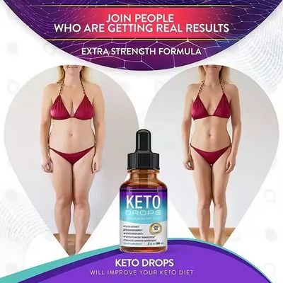 OEM Keto Drops Appetite Suppressant Weight Loss Organic Vegan BHB Keto Drops Liquid  Promotes Skinny Speed Up Ketosis