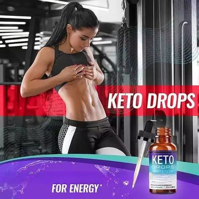 OEM Keto Drops Appetite Suppressant Weight Loss Organic Vegan BHB Keto Drops Liquid  Promotes Skinny Speed Up Ketosis
