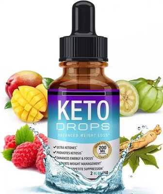 OEM Keto Drops Appetite Suppressant Weight Loss Organic Vegan BHB Keto Drops Liquid  Promotes Skinny Speed Up Ketosis
