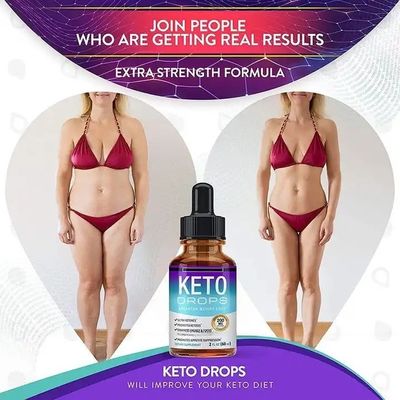 OEM Keto Drops Appetite Suppressant Weight Loss Organic Vegan BHB Keto Drops Liquid  Promotes Skinny Speed Up Ketosis