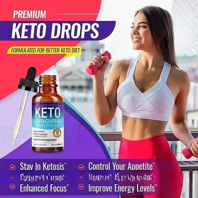 OEM Keto Drops Appetite Suppressant Weight Loss Organic Vegan BHB Keto Drops Liquid  Promotes Skinny Speed Up Ketosis