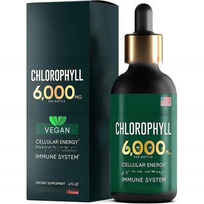 OEM Private Label Oral Liquid Chlorophyll Herbal Extract 6000 mg - Premium Liquid Chlorophyll Energy Drink Formula