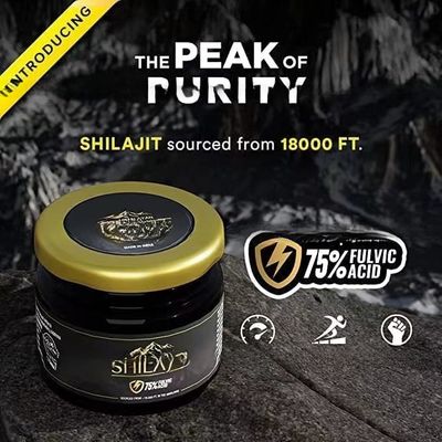 Himalayas India Shilajit Resin with Rich Fulvic Acid Sourced  Available in Private Label and Packaging