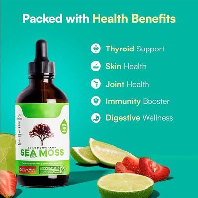 Seamoss drop Ultra-Strength Bladderwrack Immunity Booster, Support Skin, and Joint Health