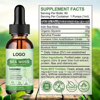 Seamoss drop Ultra-Strength Bladderwrack Immunity Booster, Support Skin, and Joint Health