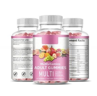OEM Gummy Manufacturer Supply Starburst Gummies Multi Vitamin Food Supplements Multivitamin Gummies