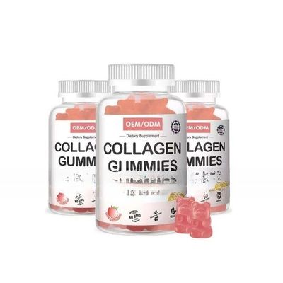 OEM Custom Label Whitening Care Vegetarian Hyaluronic Acid Collagen Gummies Candy
