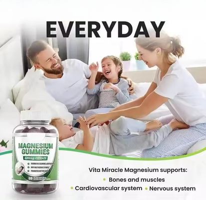 2024 best selling Magnesium Gummies 500mg with Vitamin Relaxation, Stress Relief, and Sleep Pineapple Flavor Vegan