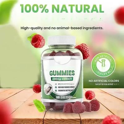 2024 best selling Magnesium Gummies 500mg with Vitamin Relaxation, Stress Relief, and Sleep Pineapple Flavor Vegan
