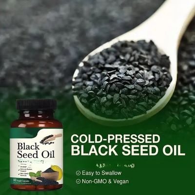OEM/ODM Private Label Organic Boost Immunity vegetarian/vegetable/vegan/veggie black cumin seed oil softgels