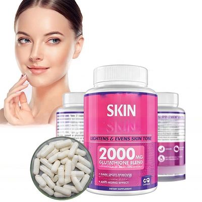 OEM/ODM/OBM Gluta thione Capsule With Anti-aging And Collagen Vitamin C Whitening Capsules Booster Immune System