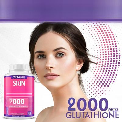 OEM/ODM/OBM Gluta thione Capsule With Anti-aging And Collagen Vitamin C Whitening Capsules Booster Immune System