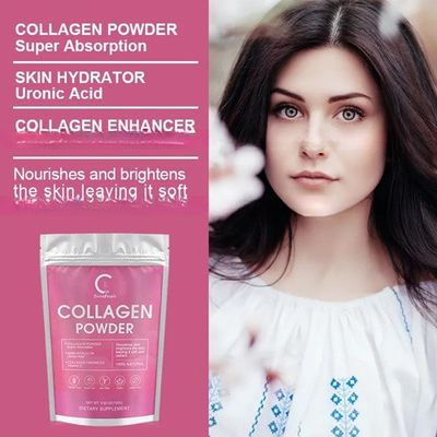 Wholesale private label OEM Collagen Peptides Powder Promotes Hair Nail Skin Bone and Joint Health for daily health