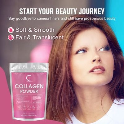 Wholesale private label OEM Collagen Peptides Powder Promotes Hair Nail Skin Bone and Joint Health for daily health