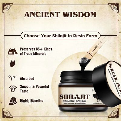 Wholesale private label pure shilajit resin with scoop high nutritional potency plant-derived trace minerals