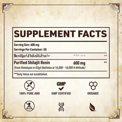 Wholesale private label pure shilajit resin with scoop high nutritional potency plant-derived trace minerals