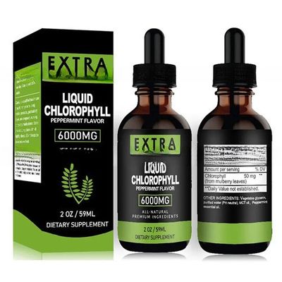 Wholesale Private label  Natural Health Energy Supplement Weight Loss Chlorophyll Liquid Drops