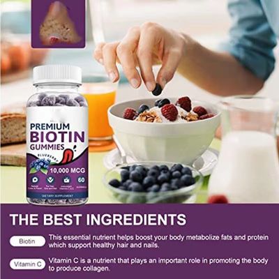 Manufacturer Wholesale Custom Label Food Supplements Immune Support Joints Digestion Hair and Skin Black Seed Oil Gummies