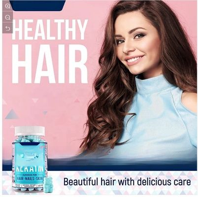 Private Label Vitamin and Supplements Bear Vegan Biotin Collagen Gummies Hair Skin Nails