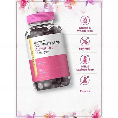 Wholesale Women's Multivitamin Gummy Immune Support Vitamins A D C E Biotin Multivitamin acai berry Gummies For Adult