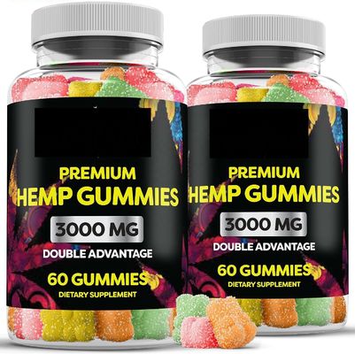 Private Label OrganicVegan Bear Hemp Gummies High Potency For Sleep Pain Anxietyn