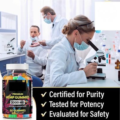 Private Label OrganicVegan Bear Hemp Gummies High Potency For Sleep Pain Anxietyn