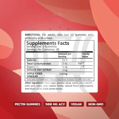 Healthcare Supplement Private label gummy Keto Weight Loss Slimming Organic Apple Cider Vinegar Gummies