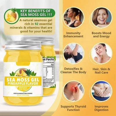 Wholesale Price Organic Sea Moss Capsules  Bulk Seamoss Gel  sea moss gummies