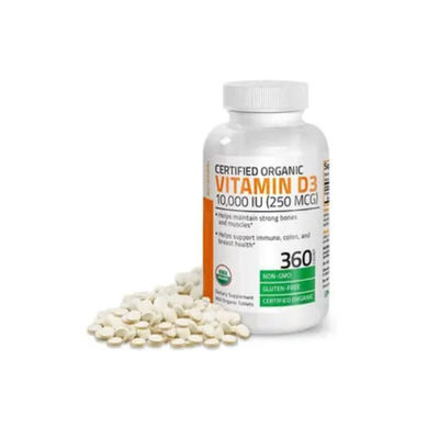 Hot Sales Non Gmo 360 Organic Tablets Support Colon Mix Vitamin D3 Tablets