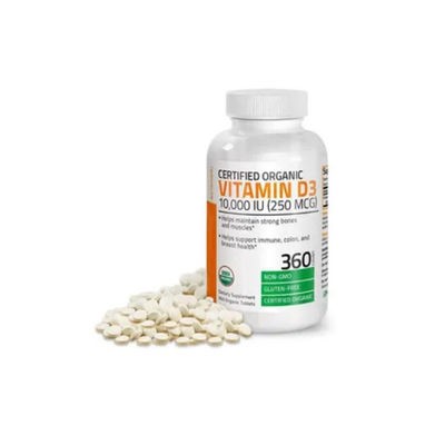 Customized Calcium Carbonate Breast Health Nutritonal Supplement 10000 Iu Vitamin D3 Tablets
