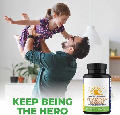 Private Label Free Customized Formulation Vitamin D Capsules  Specialty Supplier