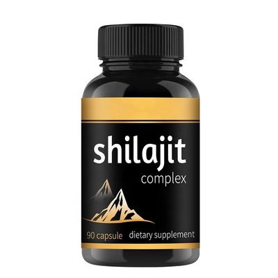 OEM private label Shilajit extract capsule Himalayan Shilajit resin gummies for energy and memory support
