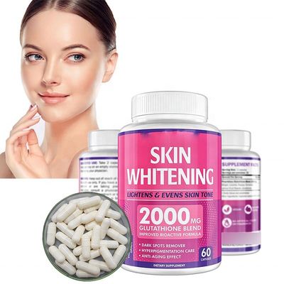 Marine Collagen Skin Whitening Softgel Capsules Supplements Capsule Skin Whitening  Vitamin C Capsule With Anti-aging