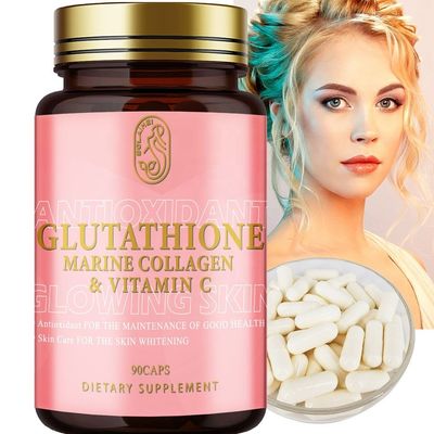 Marine Collagen Skin Whitening Softgel Capsules Supplements Capsule Skin Whitening  Vitamin C Capsule With Anti-aging
