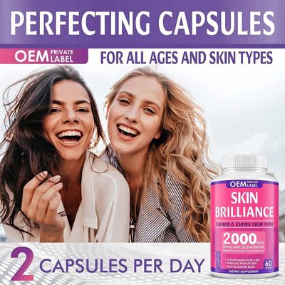 Marine Collagen Skin Whitening Softgel Capsules Supplements Capsule Skin Whitening  Vitamin C Capsule With Anti-aging