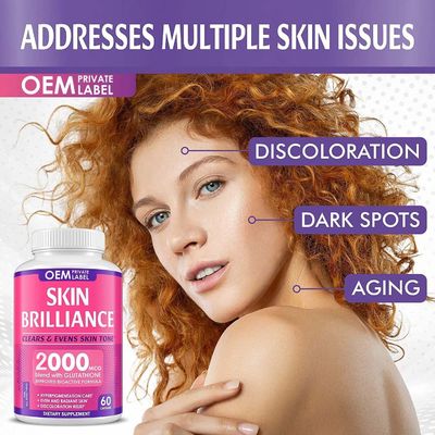 Marine Collagen Skin Whitening Softgel Capsules Supplements Capsule Skin Whitening  Vitamin C Capsule With Anti-aging