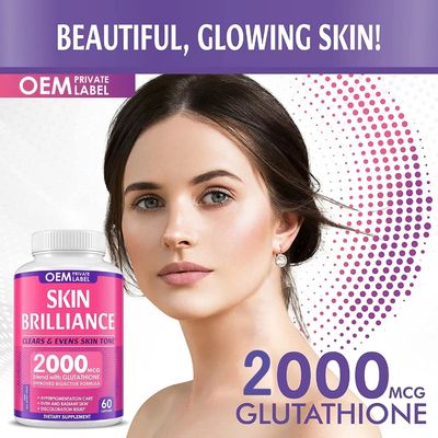 Marine Collagen Skin Whitening Softgel Capsules Supplements Capsule Skin Whitening  Vitamin C Capsule With Anti-aging