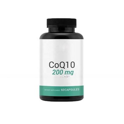 OEM CoQ10 Supplement Coenzyme Q10 200mg Capsules Ubiquinol Powder Capsules Coq10 Softgel Vegan Heart Health Energy Booster