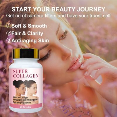 OEM Natural anti aging capsule collagen capsules for skin whitening