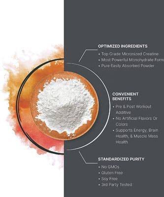 Customize creatine monohydrate 5 mg creatine monohydrate  Powder Gym supplement creatine