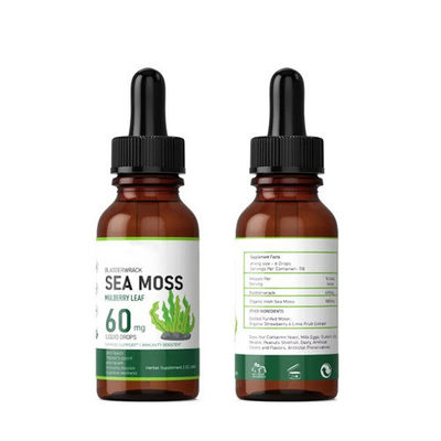 OEM brand private label Herbal extract Sea moss liquid drops Supplement Immune Support
