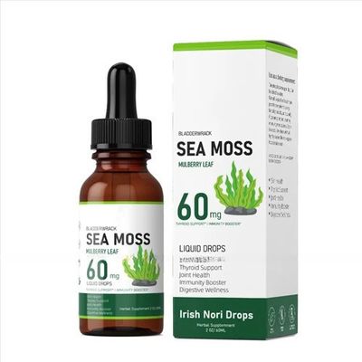 OEM brand private label Herbal extract Sea moss liquid drops Supplement Immune Support