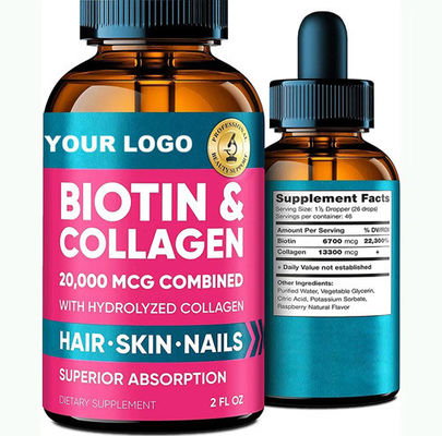 private label Women's Liquid Biotin Collagen Anti-aging immune booster supplements