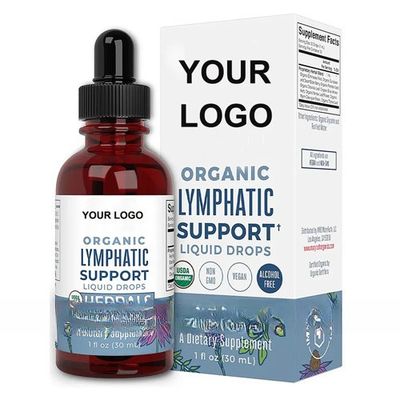 Factory support private label Lymphatic Cleanse Liquid Drops fot  lymphatic system