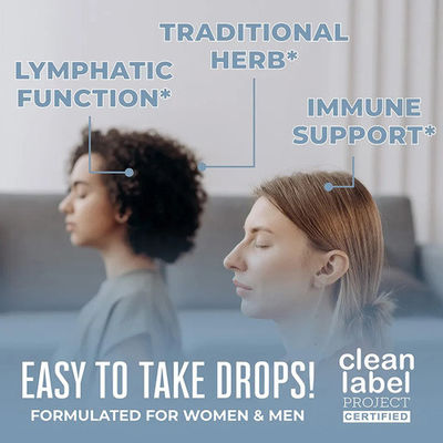 Factory support private label Lymphatic Cleanse Liquid Drops fot  lymphatic system