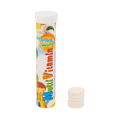 GMP Certified Multivitamin Nutritional Supplement OEM Sweet Orange Vitamin C Effervescent Tablets